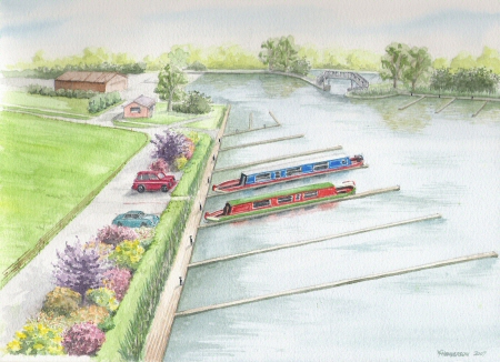 Heyford Fields Marina - between Bugbrooke and Nether Heyford, Northampton