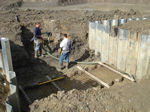 Heyford Fields Marina under construction - click to enlarge