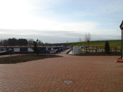 Heyford Fields Marina on the Grand Union Canal near Bugbrooke, Northampton - construction progress Feb 2008 - click to enlarge