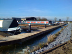 Heyford Fields Marina on the Grand Union Canal near Bugbrooke, Northampton - construction progress Feb 2008 - click to enlarge