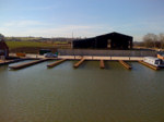 Heyford Fields Marina on the Grand Union Canal near Bugbrooke, Northampton - construction progress Feb 2008 - click to enlarge